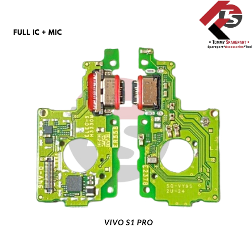 Papan Pcb Charger Vivo S1 Pro + Mic + IC Kualitas Premium