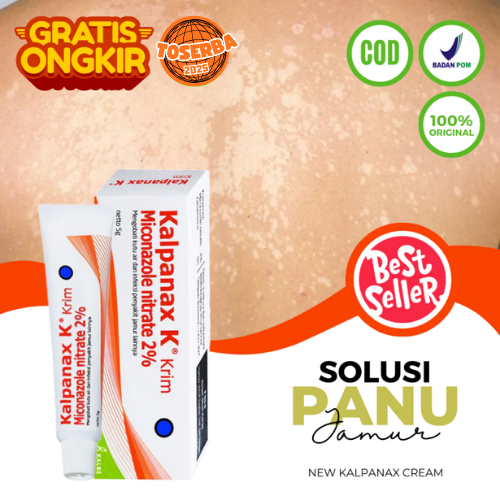 Kalpanak Krim Panu Ampuh Obat Jamur Eksim 5Gr  || Resida Cair Salep Panu Asli 100% Obat Gatal Jamur