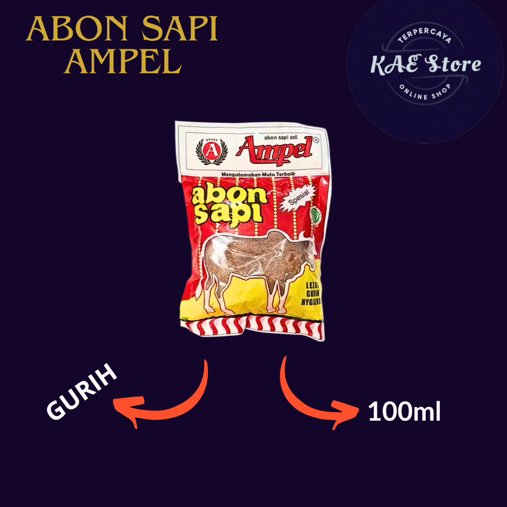 

Ampel Abon Sapi 100gr Lezat dan Gurih