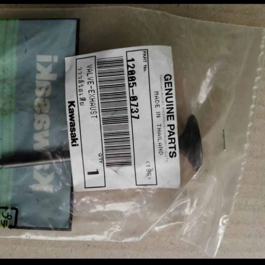 payung klep clep valve ex exhaust kawasaki klx250 klx 250 dtracker 250 original