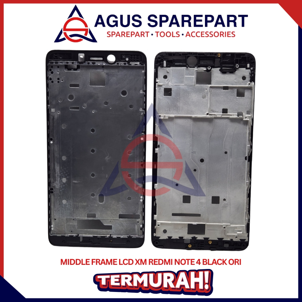 MIDDLE FRAME LCD XIAOMI REDMI NOTE 4 ORI / DUDUKAN LCD
