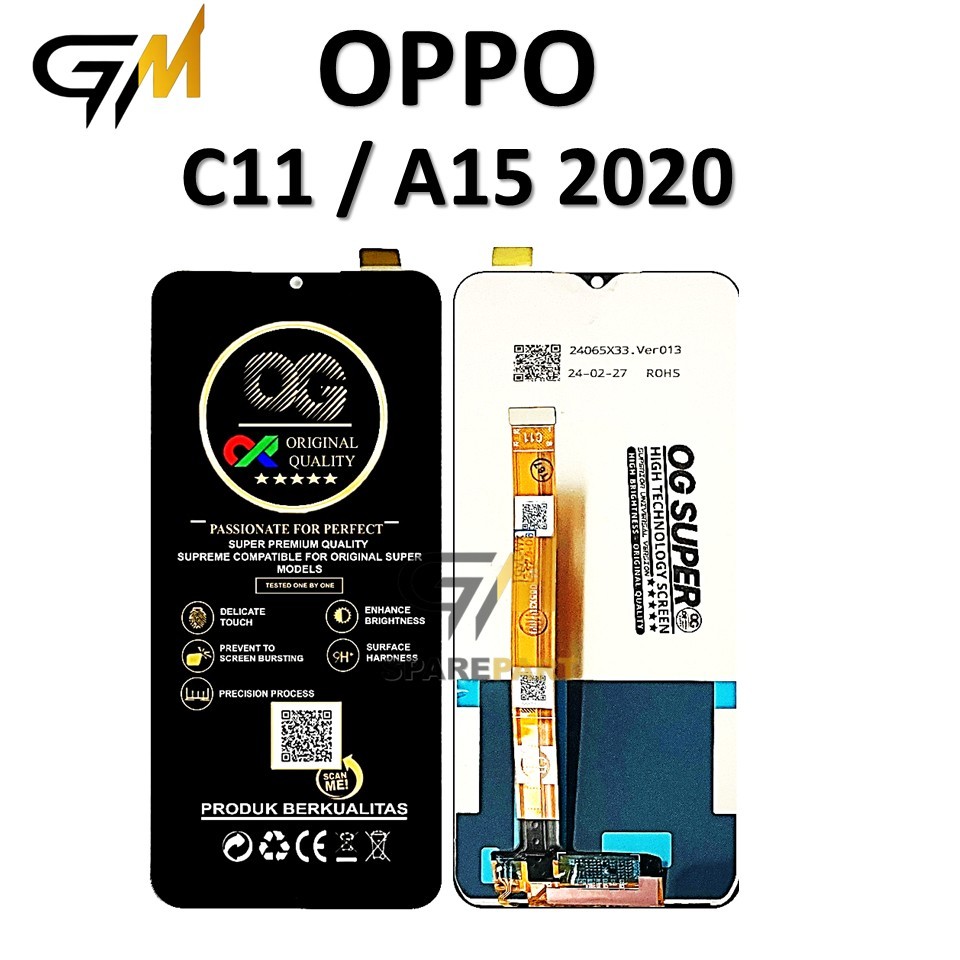 LCD TOUCHSCREEN OPPO C11 / A15 2020 ORIGINAL 100% FULLSET