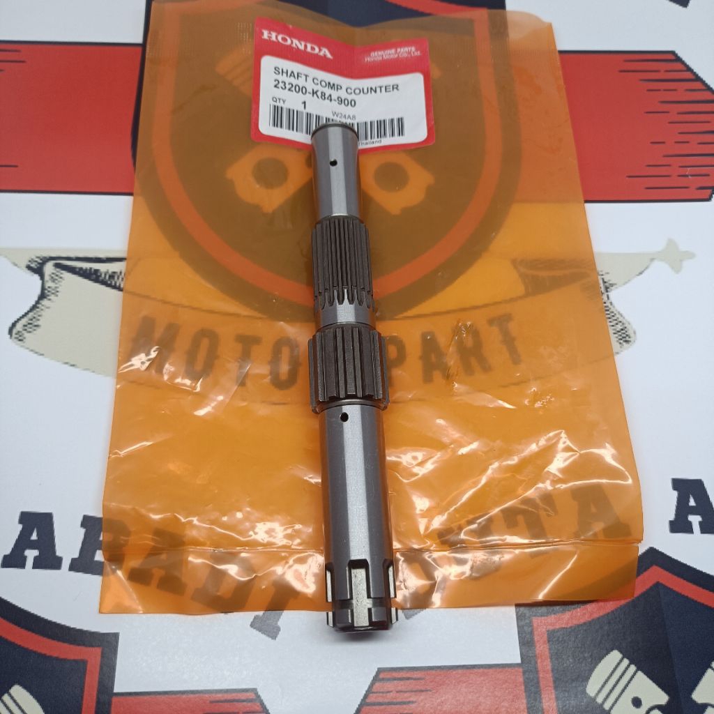23220-K84-900 AS GEAR COUNTERSHAFT AS GIR DEPAN CRF 150L, VERZA 150 CB, VERZA (17cm) Original AHM