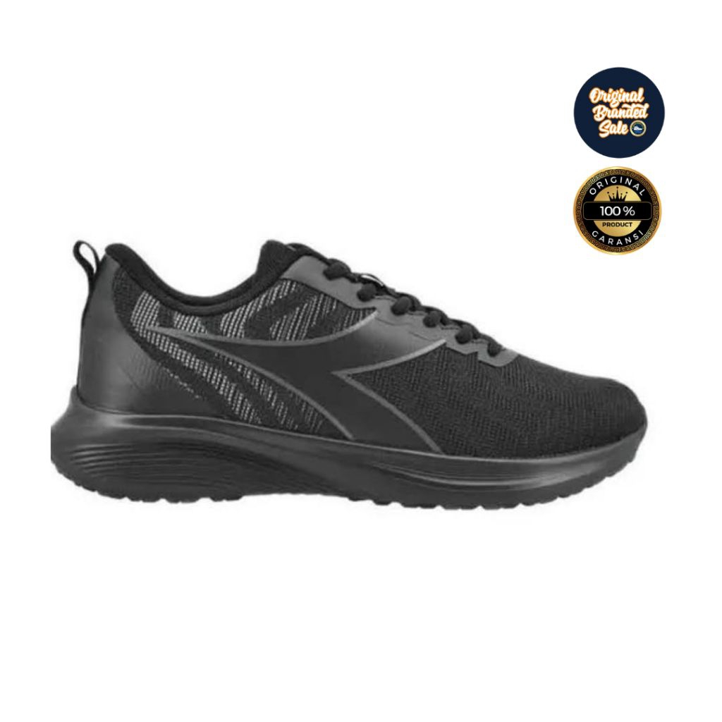 ORIGINAL GARANSI SEPATU DIADORA MANICE MONO BLACK SIZE 44