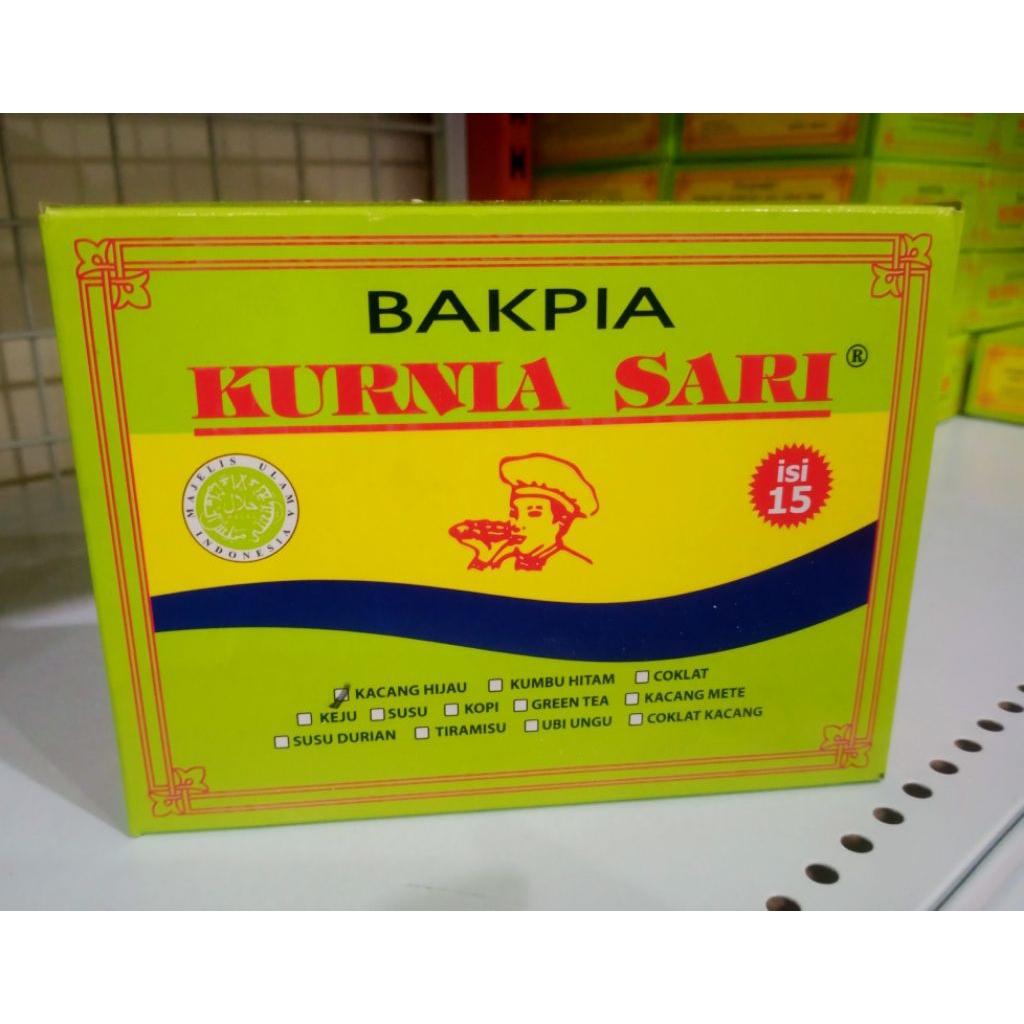 

Bakpia Kurniasari Asli Rasa Kacang Hijau Dll isi 15