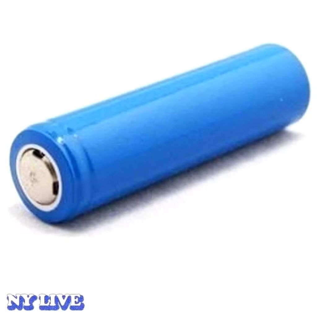 BATERAI 18650 CAS POLOS BIRU MICROPHONE BATERAI SENTER TAKTIKAL BATERAI DAN PLUS SOKET BATERAI