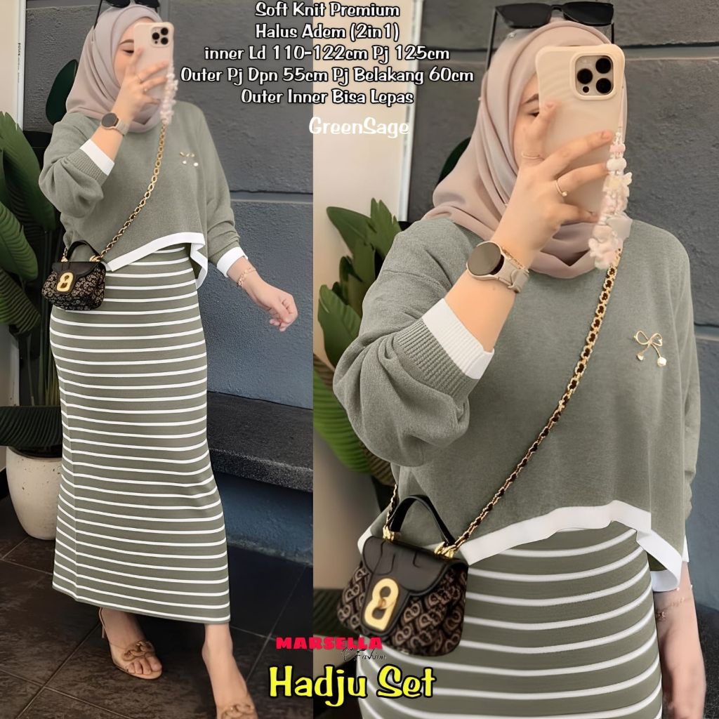 HADJU SET ORI MARSELLA FASHION