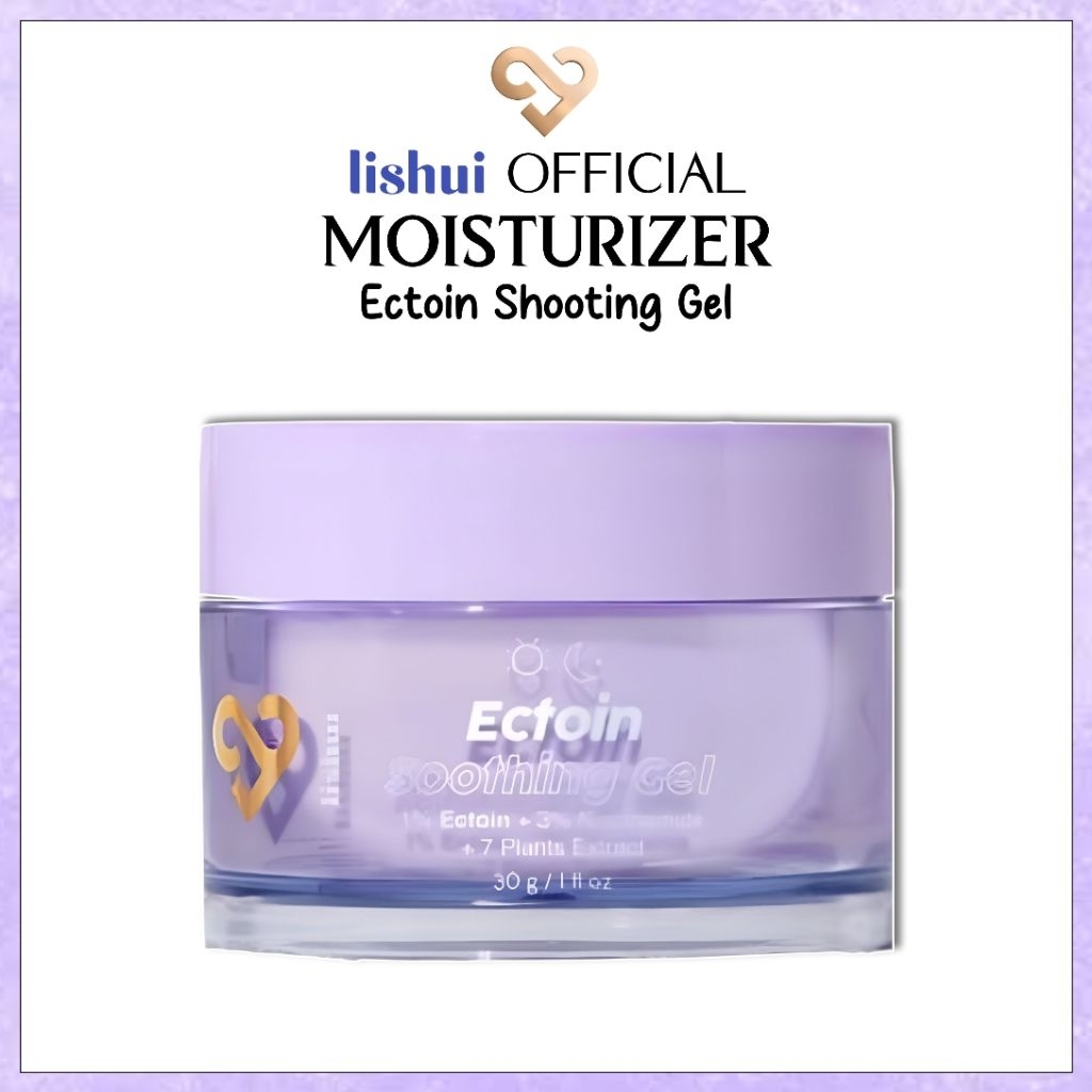 Lishui Ectoin Shooting Moisturizer Gel - Pelembab Kulit Dermatitis Perioral Perih Mengelupas Merah