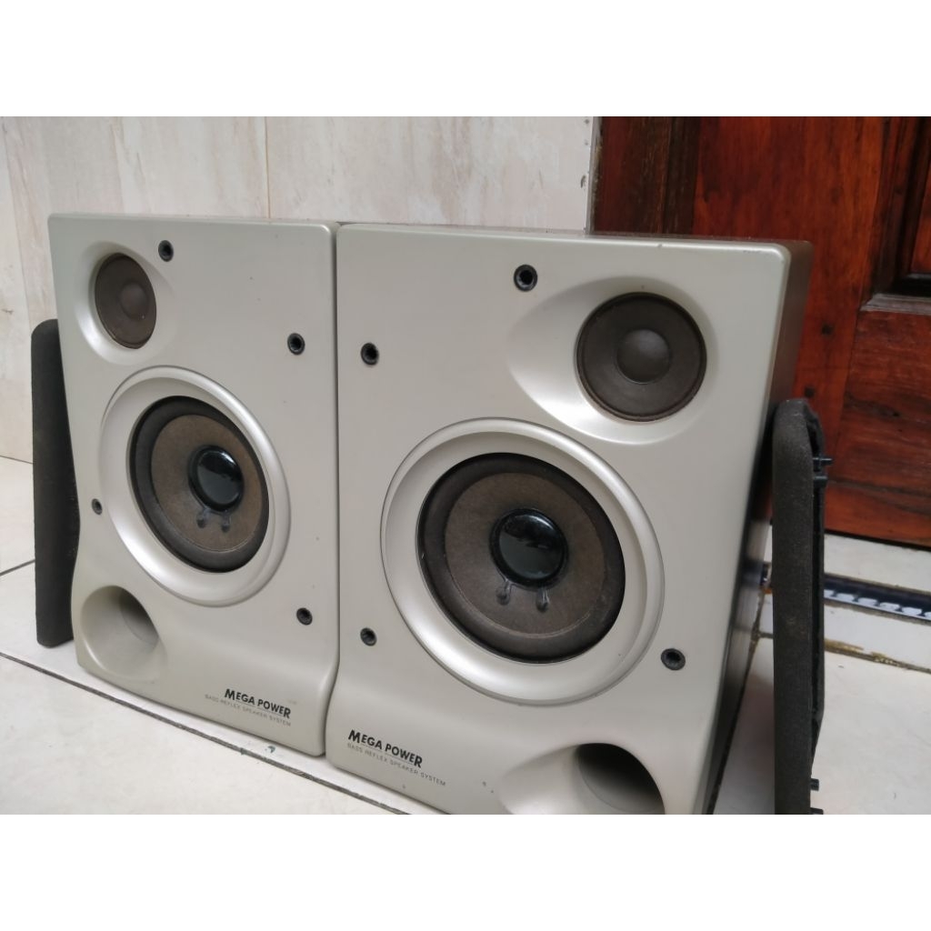speaker pasif polytron 4 inch sepasang speaker bawaan compo polytron mega power