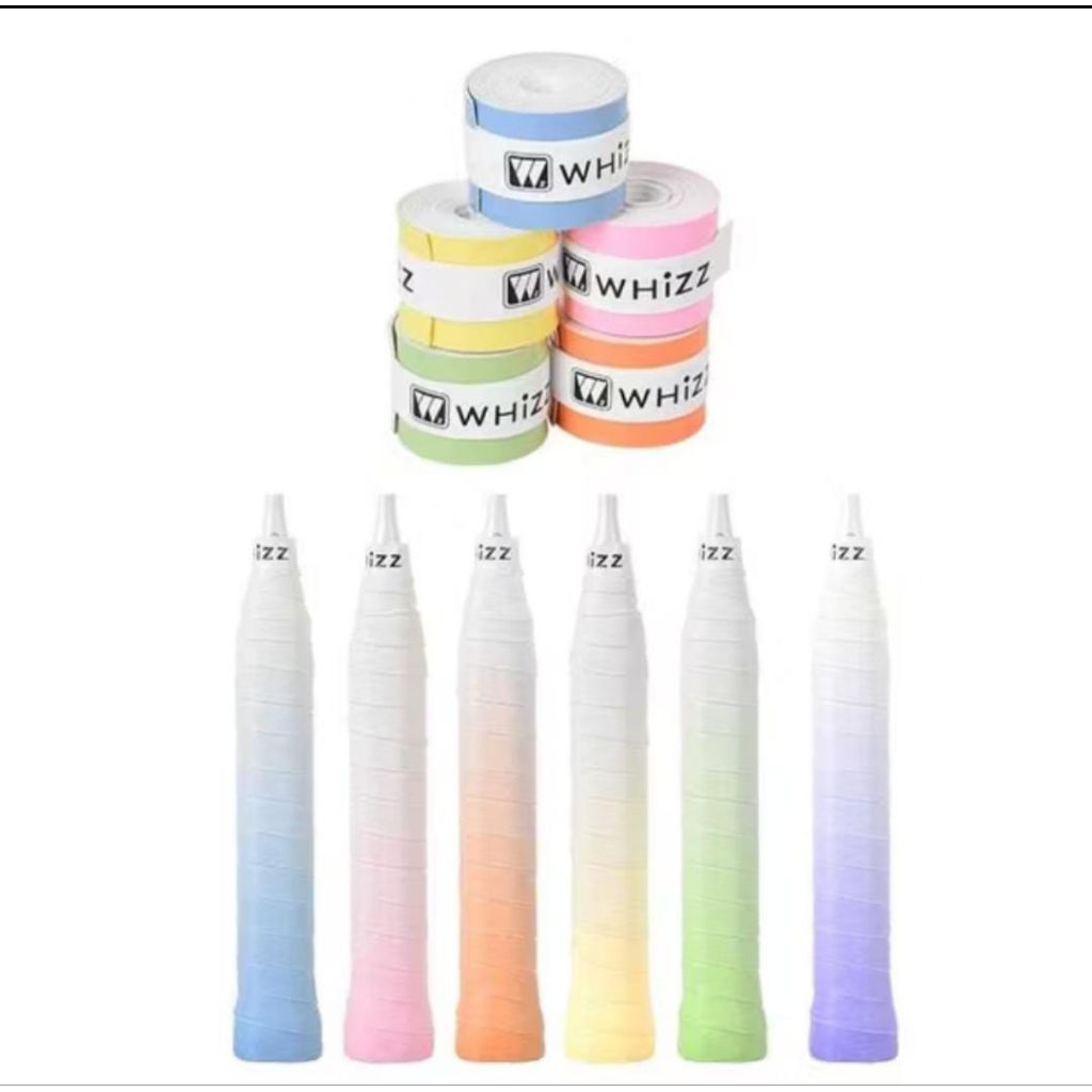 Grip raket badminton/tenis whizz gradasi / grip raket bulutangkis whizz gradasi