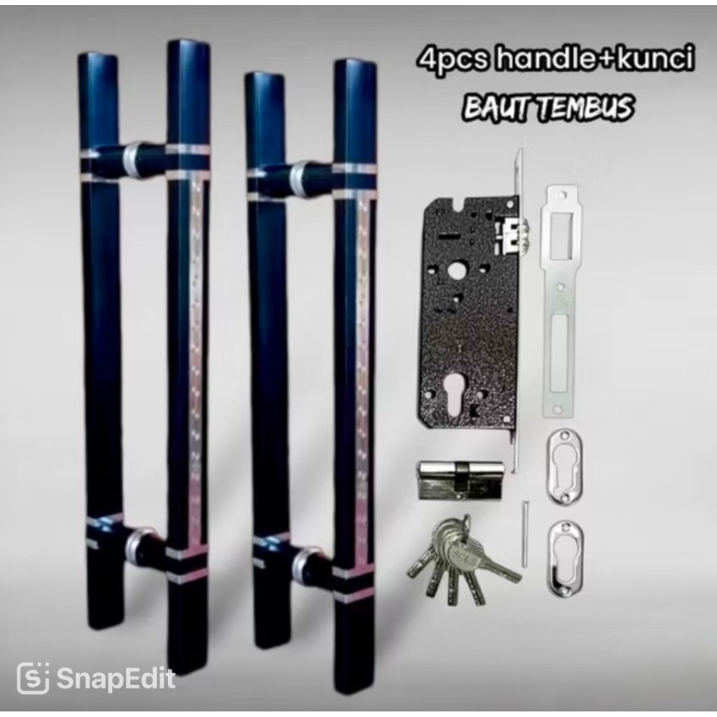 Handle Pintu Rumah Baut Tembus Mewah Dan Elegan