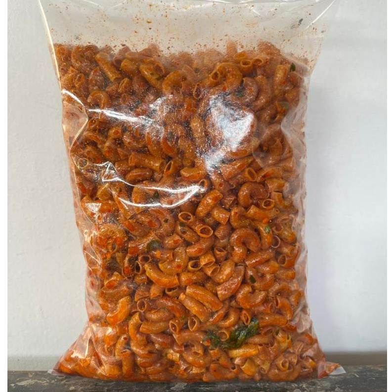 Makaroni Bantet Pedas Daun Jeruk 1 kg Termurah / Makaroni Bantet Asin Original 1 kg / Makaroni Pedas