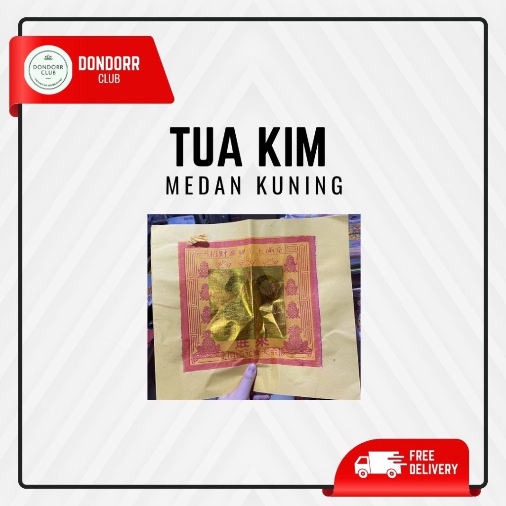Tuakim Kuning Medan Mok Besar Tua Kim Kertas Sembahyang Emas Imlek