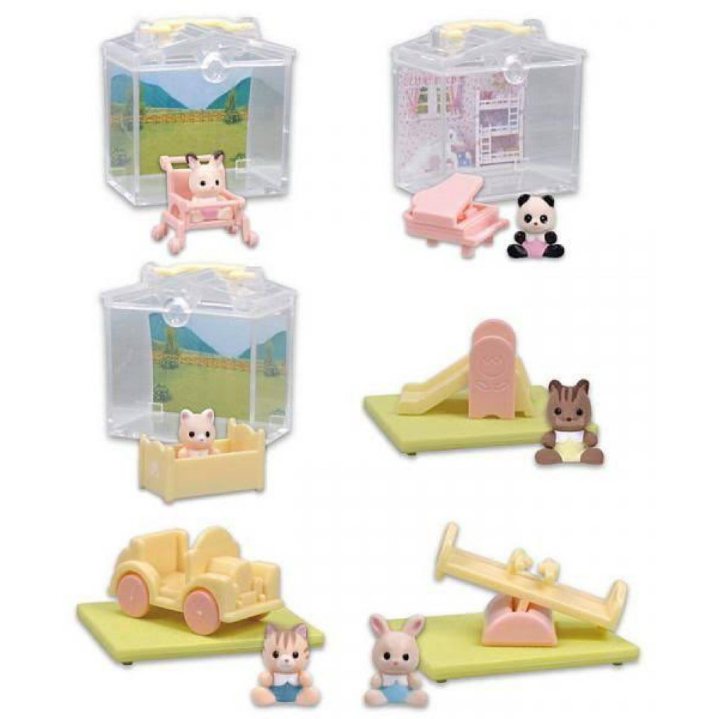 READY Sylvanian Gashapon Baby House and Garden