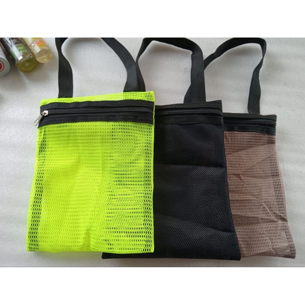 Tas jaring alat mandi multifungsi jaring nilon