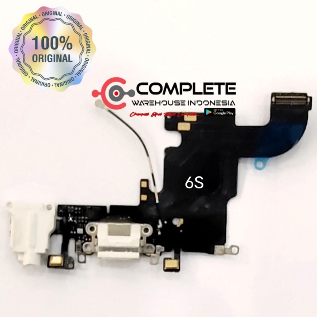 FLEXIBLE BOARD CAS IPHONE 6S / KONEKTOR CAS IPHONE 6S / BOARD CHARGER IPH0NE 6S ORIGINAL