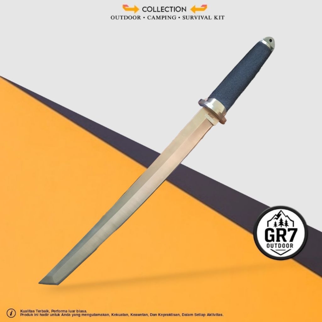 Pisau Survival Tanto Magnum Cold Steel Premium / Pisau Tactical / Survival Kit