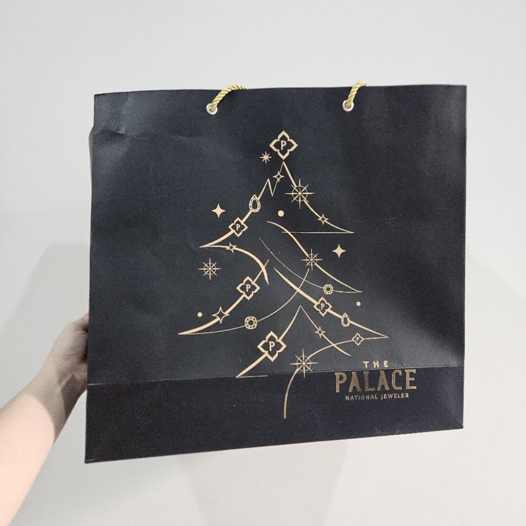 paperbag besar the palace christmas edition perhiasan thepalace diamond paperbag