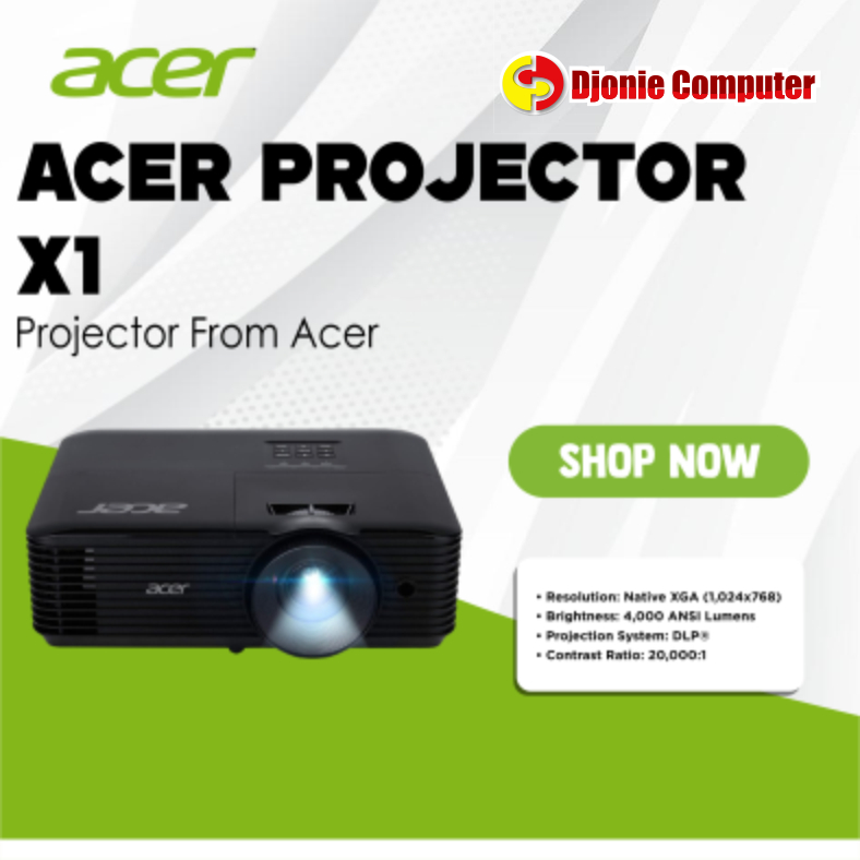Acer projector X1 XGA 4000 LUMENS