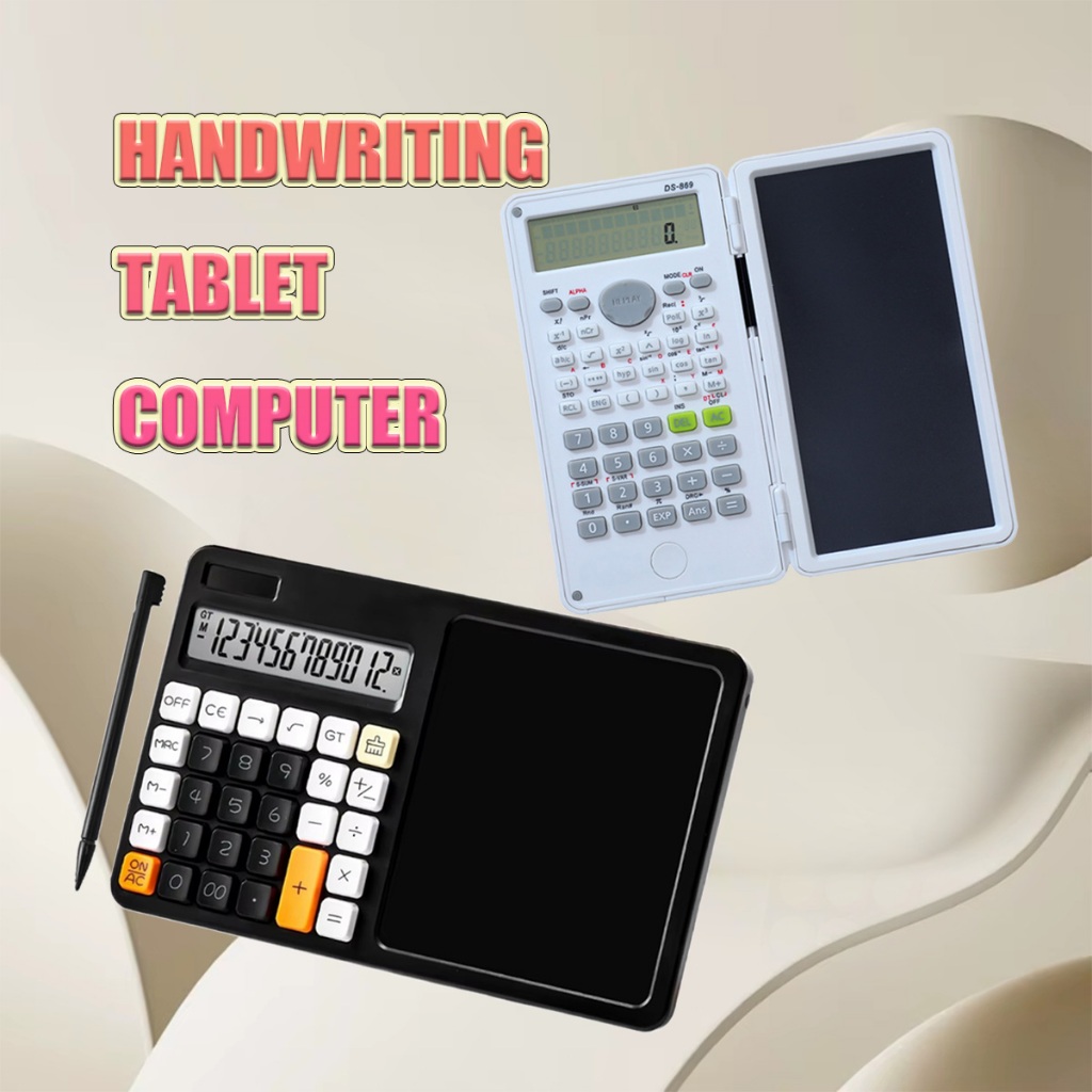 kalkulator karce lipat Matematika  Kantor dengan Tablet Tulis Pena Stylus Note Pen Calculator Ilmiah