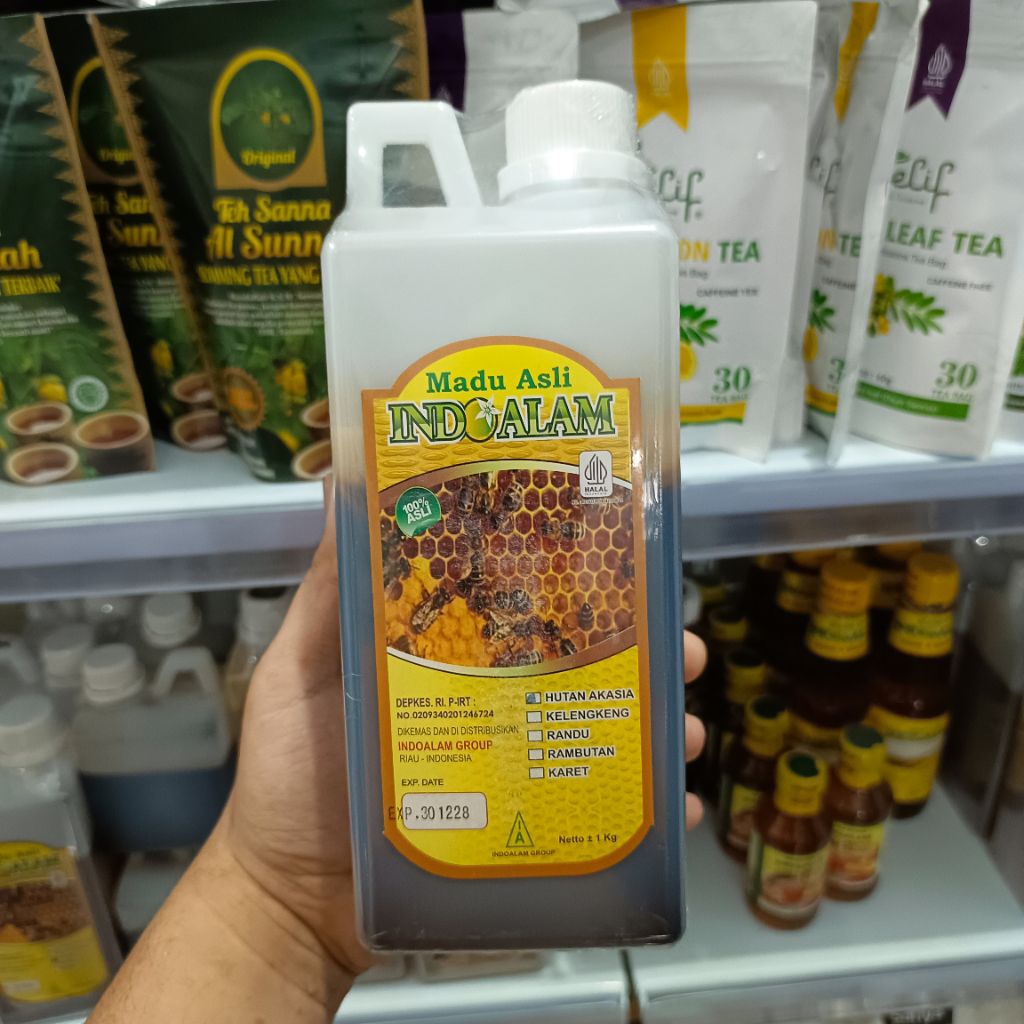 

Indoalam Madu Hutan Riau Akasia Melifera 1kg Jerigen Asli Original