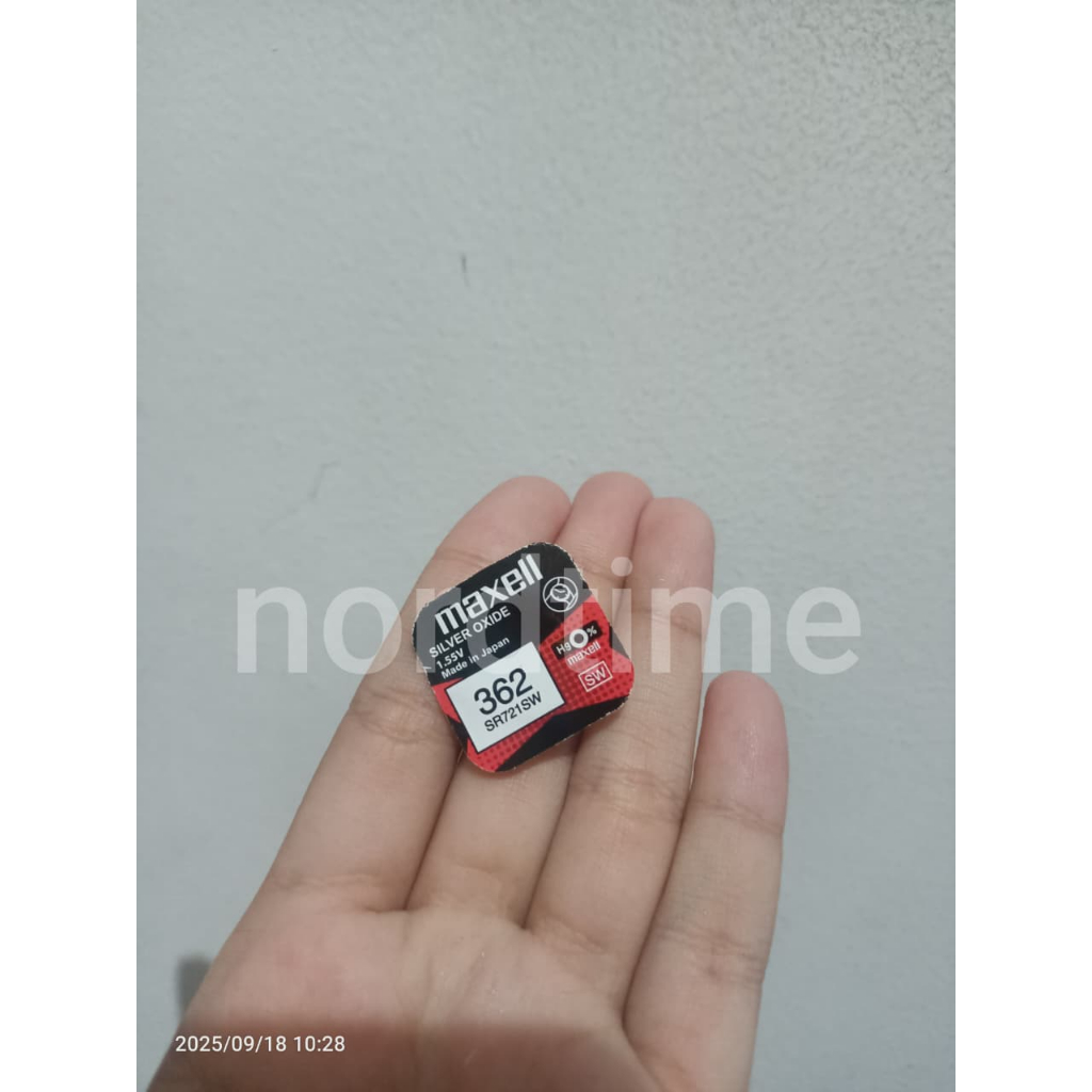 Maxell SR721SW / 362 / SR 721 SW PB Original Baterai Maxell Kancing Batre Battery Jam Tangan Micro
