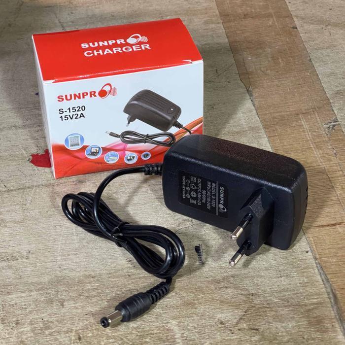 Adaptor charger speaker DAT DT-1530, DT-1535 ECO+, DT-2120 DC 15V 2A SUNPRO