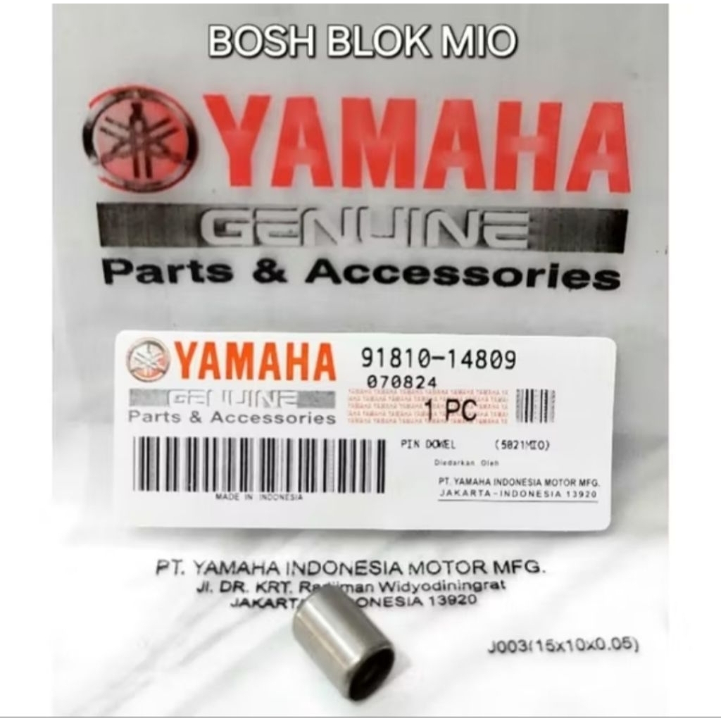 Bosh Blok Mio Sporty Mio Soul Fino Original 9181014809 Pin dowel