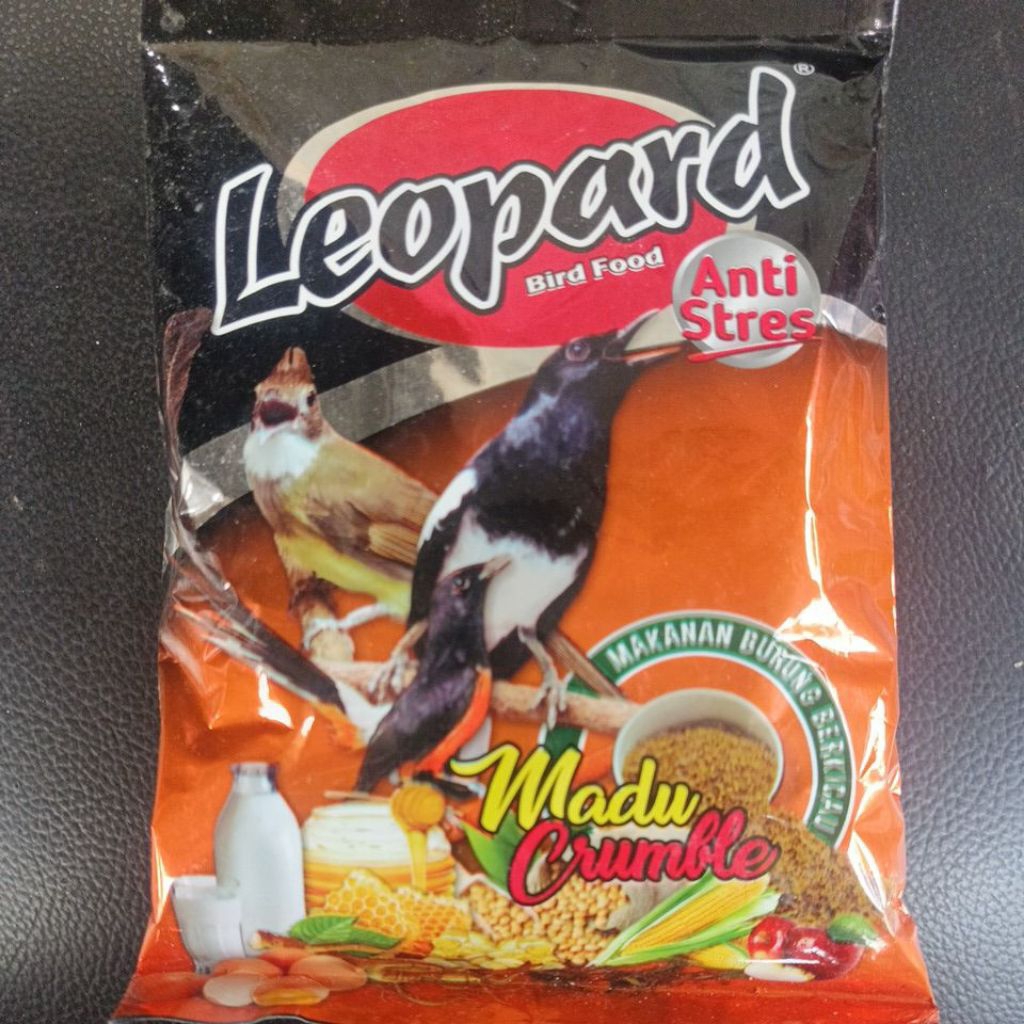LEOPARD MADU CRUMBLE - Leopard kasar coklat/orange