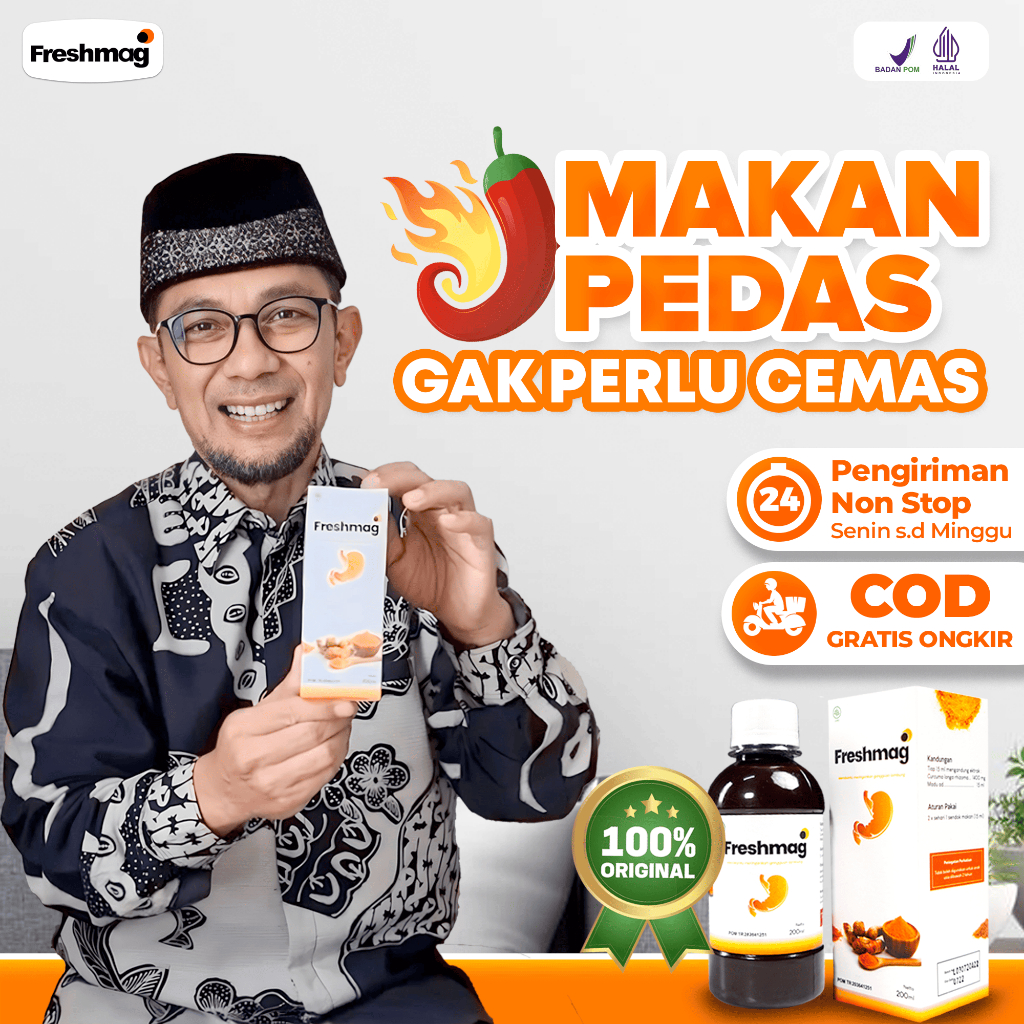 Freshmag Madu Lambung Asli – Obat Maag & Madu Asam Lambung Herbal Pereda Nyeri Ulu Hati