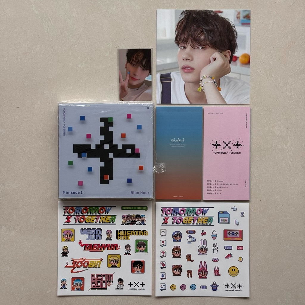 [READY FULL COMPLETE SET UNSEALED] TXT Tomorrow X Together minisode 1 : Blue Hour Album Official (R 