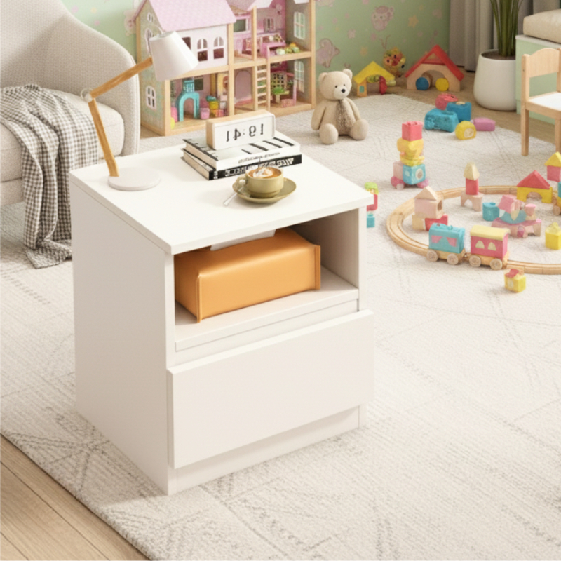 Meja Nakas Kayu Nakas Kamar Tidur Meja Samping Minimalis Modern Meja Sudut Kamar