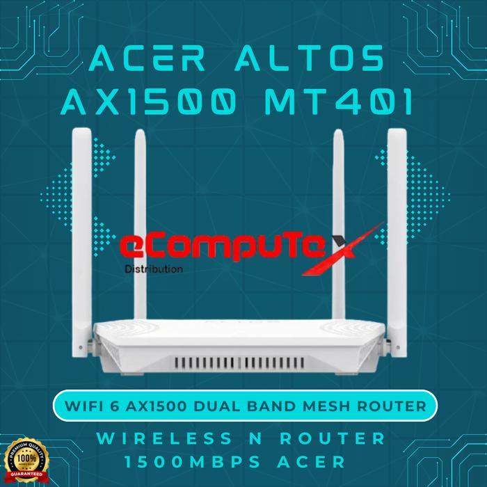 WIRELESS N ROUTER 1500MBPS ACER ALTOS AX1500 MT401