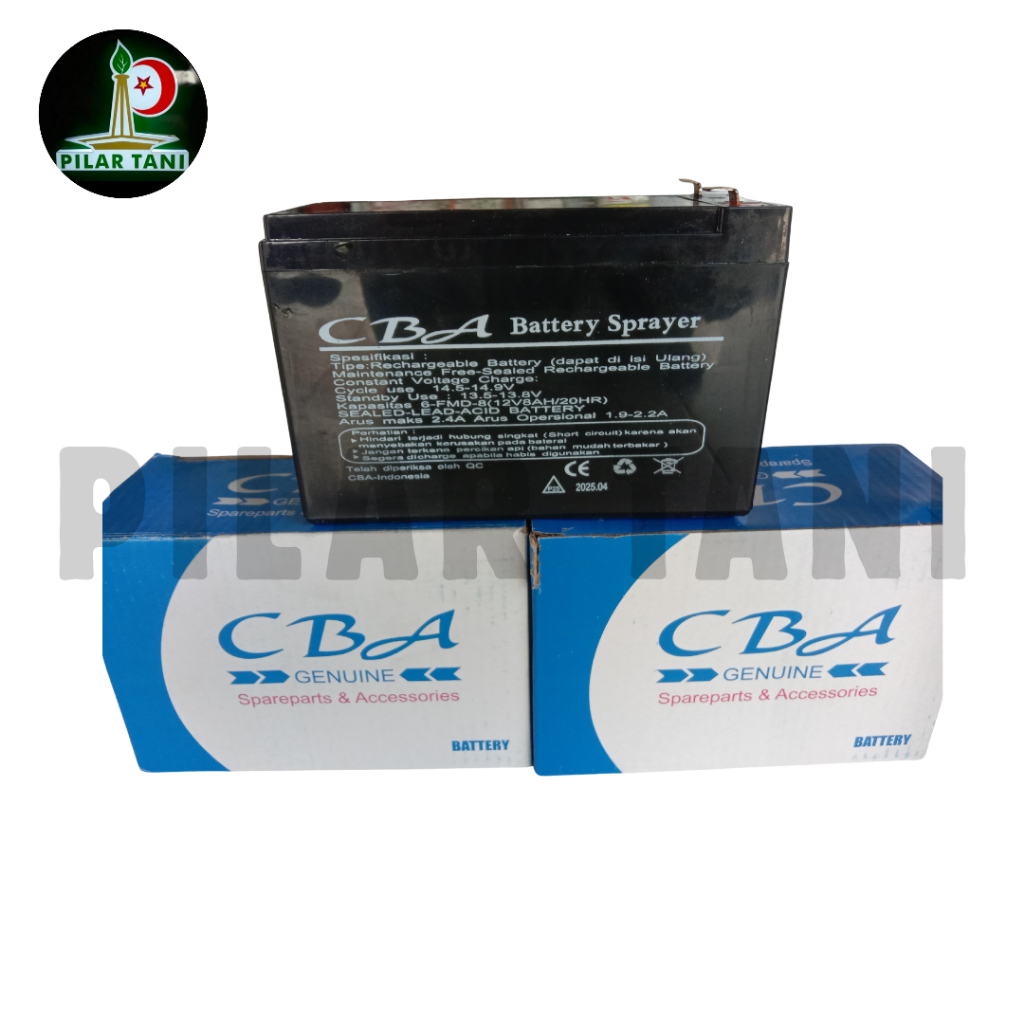 Baterai CBA | Sparepart sprayer CBA Elektrik