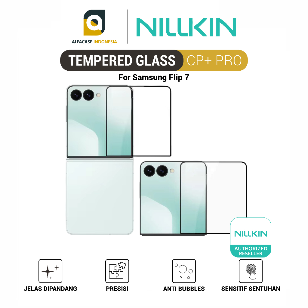 NILLKIN Tempered Glass Cp+Pro Samsung Z Flip 7  - ALFACASE Tempered Glass CP+Pro  Samsung Z Flip 7