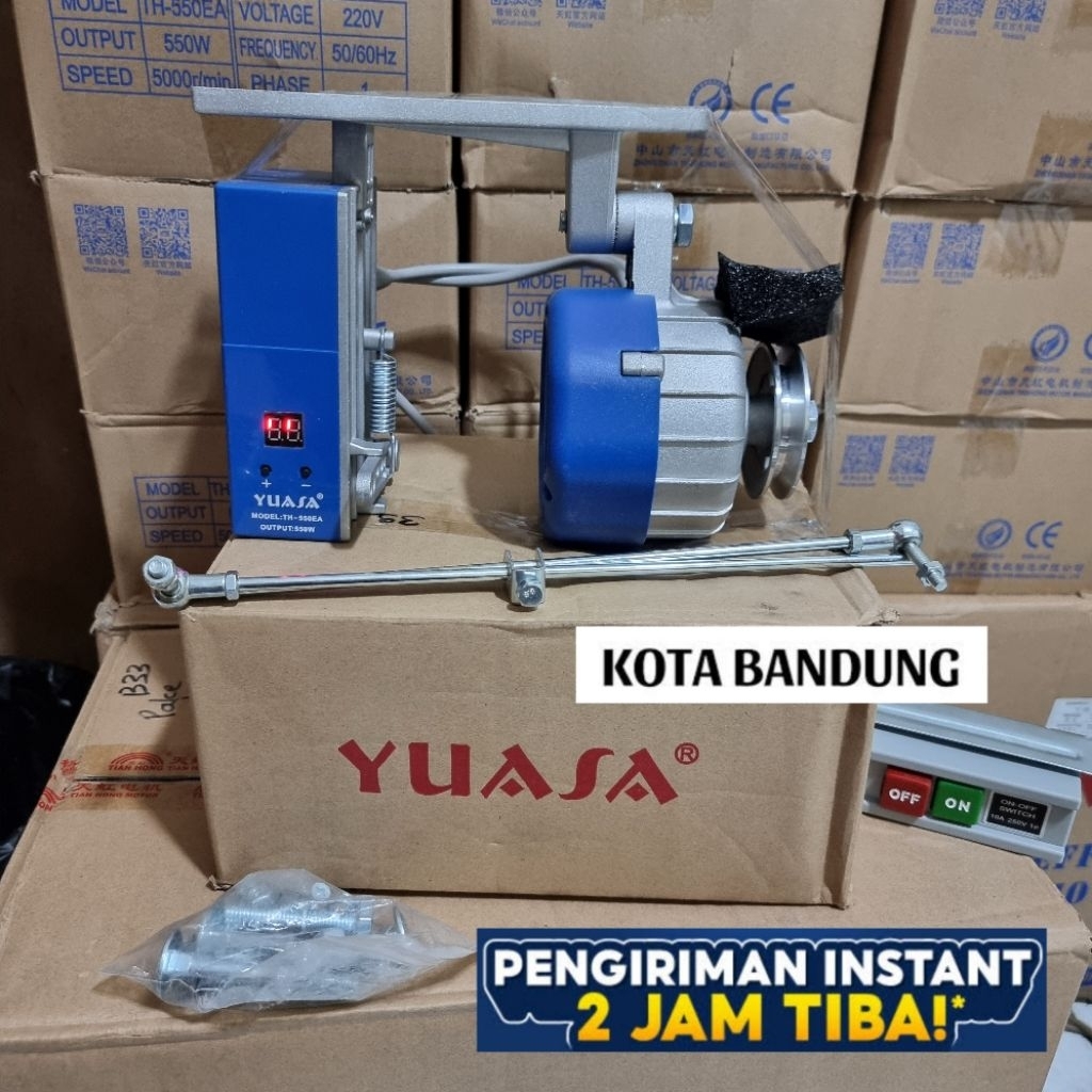 dinamo servo yuasa  TH-550EA original bagus awet dynamo serko serpo serfo mesin jahit juki typical b