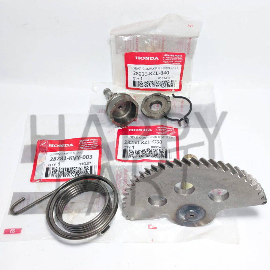 As selah engkol Stater Beat FI Spacy Scoopy F1 K25 KZL + GEAR GIGI PINION SELAH + PER SELAH BEAT FI