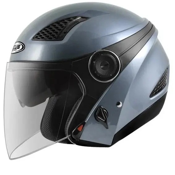 Zeus ZS610 TITANIUM / S-SIL DOUBLE VISOR
