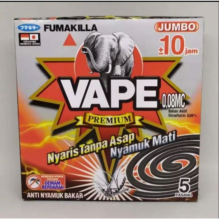 VAPE OBAT NYAMUK BAKAR JUMBO TANPA ASAP / OBAT NYAMUK BAKAR