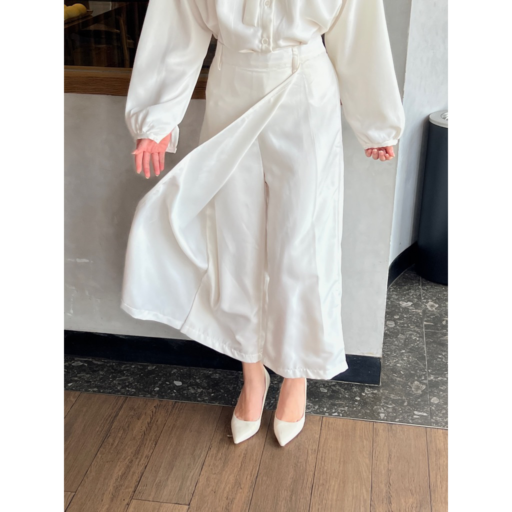 [PORO NAKA] - KENJI Pants | Celana Panjang Wanita, Long Basic Cullote