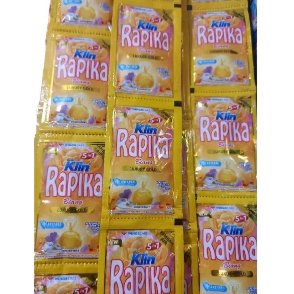 Rapika Biang Gold Sachet Renceng 12 x 7 ml Pewangi Pakaian