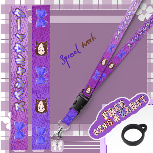 LANYARD ANIME UMA MUSUME SPECIAL WEEK