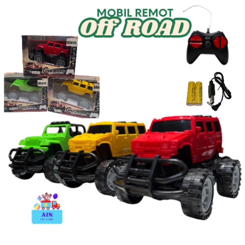Mobil Remot Control Murah / Mini Remot Control Off-Road/Rock Crawler Mobil Jeep Control Mainan Anak 