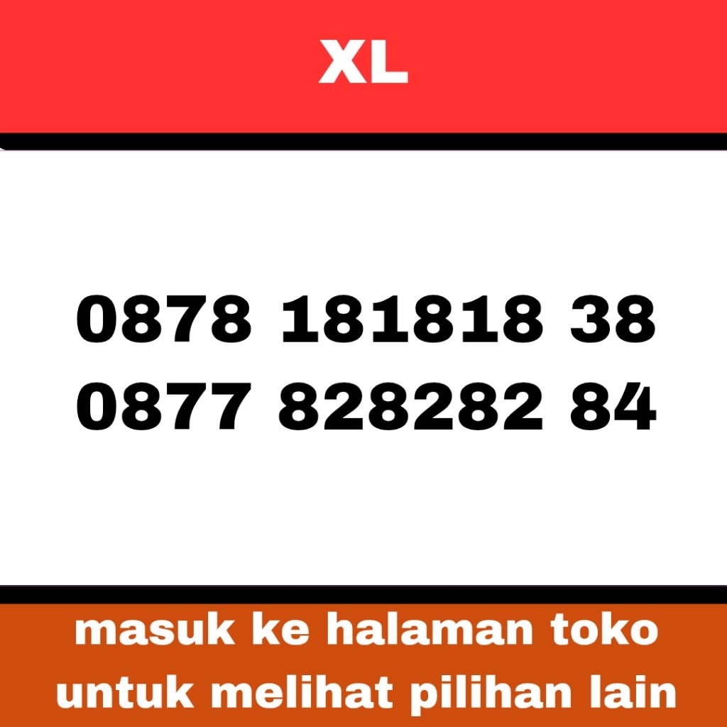nomor xl smart 181818 38 cantik kartu 828282 84 4G 5G