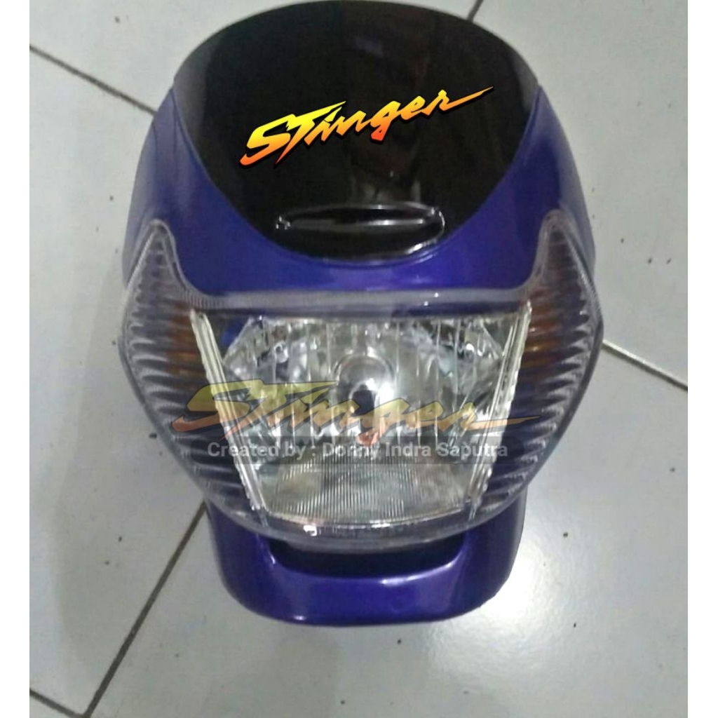 Sticker Batok Visor Suzuki Stinger 120