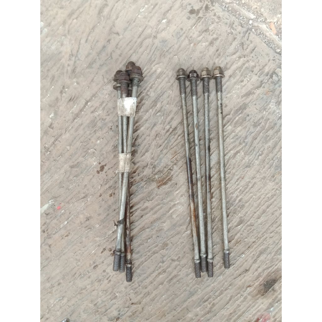 Baut Tusuk Sate + Baut Ancer Honda Astrea Grand, Prima, Supra X lama