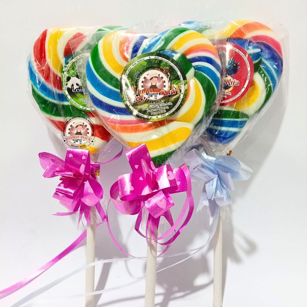 Permen Lolipop Manis Varian Kecil dan Besar