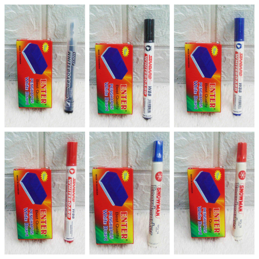 

PAHE-SPID-ENTER PAKET HEMAT SPIDOL DAN PENGHAPUS ALAT TULIS SNOWMAN VANCO STANDAR ENTER