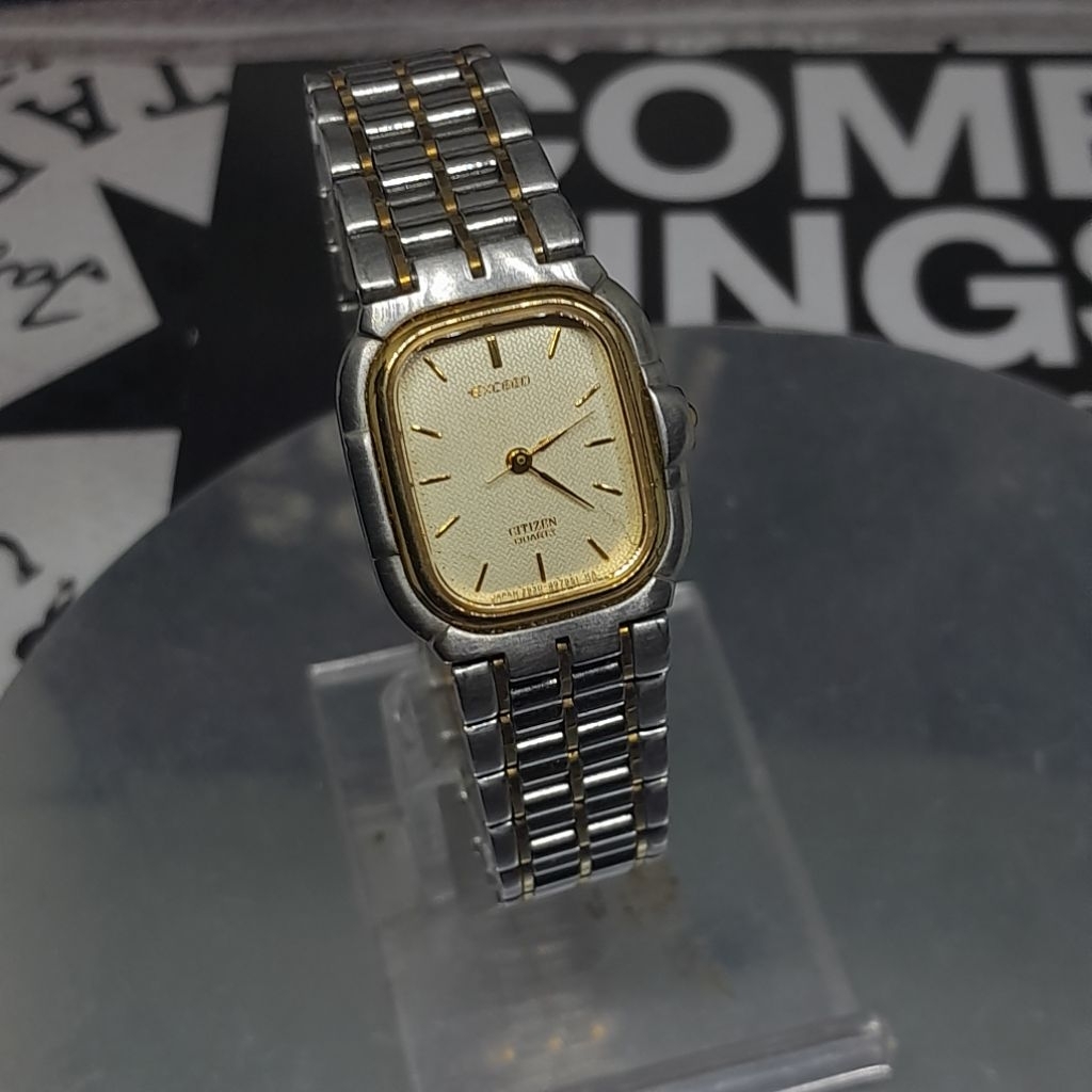 Jam tangan wanita Exceed Tank by citizen watch Co 2930 - 294858 Y JAPAN