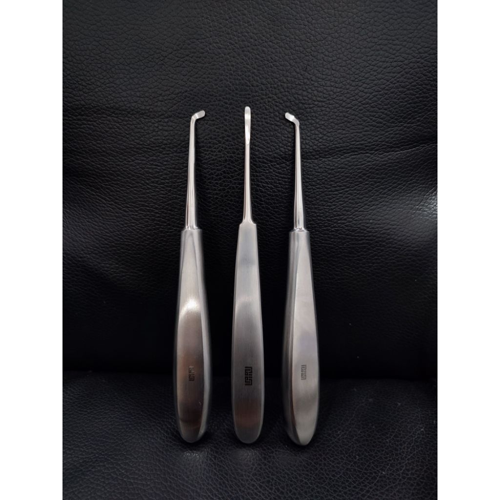 Warwick james Elevator Set isi 3 Merc Amma ( 54 ) Bein Dental Pengungkit Cabut gigi